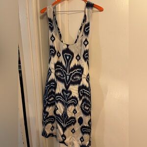 Ikat Banana Republic size 14 dress with crossback straps